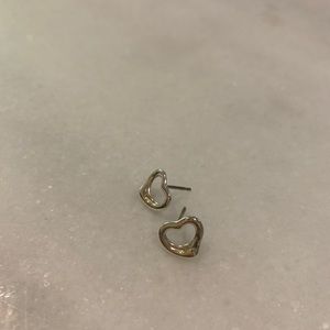 Elsa Peretti Tiffany and Co heart earrings